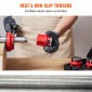 VEVOR Ratchet Pipe Threader Kit, 1/2" NPT, 3/4" NPT, 1" NPT Manual Ratcheting Pipe Threader, φορητό σετ εργαλείων σπειρώματος σωλήνων με μήτρες 3 τμχ NPT, θήκη αποθήκευσης για γαλβανισμένους σωλήνες αλουμινίου από σίδηρο χαλκού