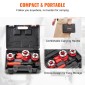 VEVOR Ratchet Pipe Threader Kit, 1/2" NPT, 3/4" NPT, 1" NPT Manual Ratcheting Pipe Threader, φορητό σετ εργαλείων σπειρώματος σωλήνων με μήτρες 3 τμχ NPT, θήκη αποθήκευσης για γαλβανισμένους σωλήνες αλουμινίου από σίδηρο χαλκού