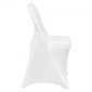 Πτυσσόμενα καλύμματα καρέκλας VEVOR Stretch Spandex, Universal Εφαρμοσμένο κάλυμμα καρέκλας, Αφαιρούμενα πλενόμενα προστατευτικά καλύμματα, για γάμους, διακοπές, συμπόσιο, πάρτι, γιορτή, δείπνο (30 τμχ Λευκό)