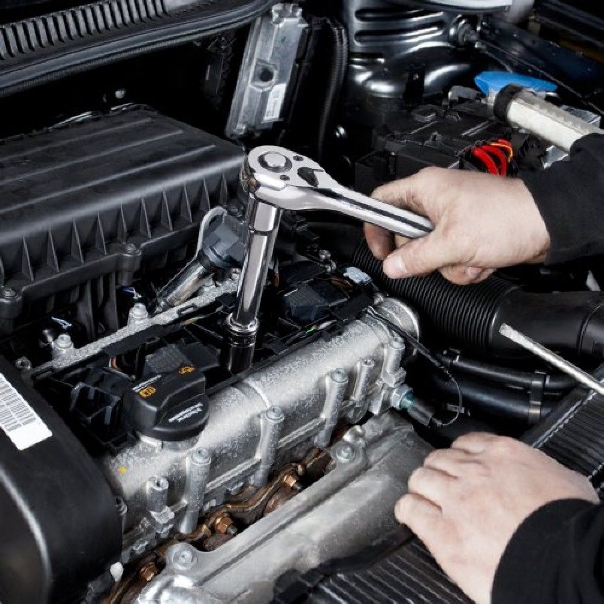 Σετ εργαλείων VEVOR Mechanics και σετ υποδοχών, 450 τμχ, 6,4, 9,5 και 12,7 mm Drive Deep and Standard Sockets, SAE Metric Mechanic Tool Kit με μύτες, κλειδιά, αξεσουάρ, θήκη αποθήκευσης με πορτοκαλί συρτάρι
