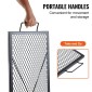 Σχάρα ψησίματος VEVOR X-Marks Fire Pit Grill, Ορθογώνια Σχάρα Μαγειρέματος, Heavy Duty Steel Campfire Grill Grill with Handle & Support X Wire, Φορητά μαγειρικά σκεύη camping για πάρτι έξω, μαύρο 44 ιντσών