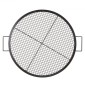 Σχάρα ψησταριάς VEVOR X-Marks Fire Pit, στρογγυλή σχάρα μαγειρέματος, σχάρα ψησίματος από ατσάλι βαρέως τύπου Campfire BBQ με λαβή και σύρμα στήριξης X, φορητό μαγειρικό σκεύος κάμπινγκ για εξωτερικό πάρτι & συγκέντρωση, 30 ιντσών μαύρο