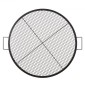 Σχάρα ψησταριάς VEVOR X-Marks Fire Pit, στρογγυλή σχάρα μαγειρέματος, σχάρα ψησίματος από ατσάλι βαρέως τύπου Campfire BBQ με λαβή και σύρμα στήριξης X, φορητό μαγειρικό σκεύος κάμπινγκ για εξωτερικό πάρτι & συγκέντρωση, 36 ιντσών μαύρο