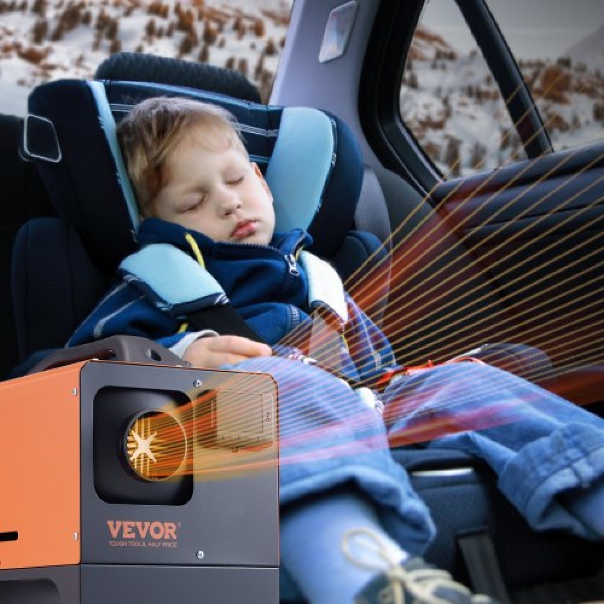 VEVOR Diesel Air Heater All-in-one 12V 5-8KW LCD Τηλεχειριστήριο για αυτοκίνητο RV