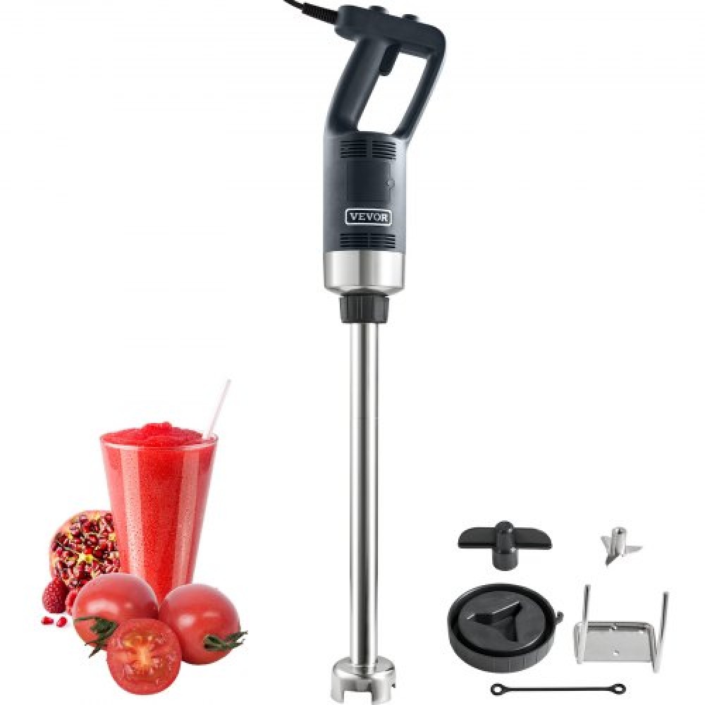 VEVOR Commercial Immersion Blender, 750 Watt Heavy Duty Mixer, Μεταβλητής Ταχύτητας Kitchen Stick Mixer με λεπίδα από ανοξείδωτο ατσάλι 304, φορητό μίξερ πολλαπλών χρήσεων για σούπα, smoothie, πουρέ, βρεφικές τροφές