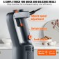 VEVOR Commercial Immersion Blender, 750 Watt Heavy Duty Mixer, Μεταβλητής Ταχύτητας Kitchen Stick Mixer με λεπίδα από ανοξείδωτο ατσάλι 304, φορητό μίξερ πολλαπλών χρήσεων για σούπα, smoothie, πουρέ, βρεφικές τροφές
