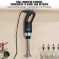VEVOR Commercial Immersion Blender, 750 Watt Heavy Duty Mixer, Μεταβλητής Ταχύτητας Kitchen Stick Mixer με λεπίδα από ανοξείδωτο ατσάλι 304, φορητό μίξερ πολλαπλών χρήσεων για σούπα, smoothie, πουρέ, βρεφικές τροφές