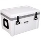 Φορητό ψυγείο VEVOR Insulated, 52 qt, Χωράει 50 δοχεία, Σκληρός ψύκτης συγκράτησης πάγου με λαβή βαρέως τύπου, Κουτί μεσημεριανού γεύματος πάγου για κάμπινγκ, παραλία, πικνίκ, ταξίδια, εξωτερικό χώρο, διατηρεί τον πάγο για έως και 6 ημέρες