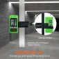 VEVOR Laser Receiver Detector 6004,6 cm Range Green Laser and Red Beam with Clamp
