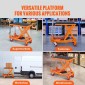 Επιτραπέζιο καρότσι VEVOR Hydraulic Lift, Χωρητικότητα 330 lbs Ύψος ανύψωσης 28,5" Χειροκίνητο Τραπέζι ανύψωσης μονής ψαλίδας με 4 ρόδες και αντιολισθητικό μαξιλαράκι, υδραυλικό καρότσι με ψαλίδια για χειρισμό και μεταφορά υλικού