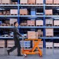 Επιτραπέζιο καρότσι VEVOR Hydraulic Lift, Χωρητικότητα 330 lbs Ύψος ανύψωσης 28,5" Χειροκίνητο Τραπέζι ανύψωσης μονής ψαλίδας με 4 ρόδες και αντιολισθητικό μαξιλαράκι, υδραυλικό καρότσι με ψαλίδια για χειρισμό και μεταφορά υλικού