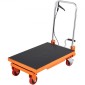 Επιτραπέζιο καρότσι VEVOR Hydraulic Lift, Χωρητικότητα 330 lbs Ύψος ανύψωσης 28,5" Χειροκίνητο Τραπέζι ανύψωσης μονής ψαλίδας με 4 ρόδες και αντιολισθητικό μαξιλαράκι, υδραυλικό καρότσι με ψαλίδια για χειρισμό και μεταφορά υλικού