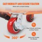 Επιτραπέζιο καρότσι VEVOR Hydraulic Lift, Χωρητικότητα 1100 lbs Ύψος ανύψωσης 35,4" Χειροκίνητο Τραπέζι ανύψωσης μονής ψαλίδας με 4 τροχούς και αντιολισθητικό μαξιλαράκι, υδραυλικό καρότσι με ψαλίδια για χειρισμό και μεταφορά υλικού
