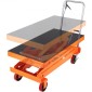 Επιτραπέζιο καρότσι VEVOR Hydraulic Lift, 789,3 kg Χωρητικότητα 149,9 cm Ύψος ανύψωσης, Χειροκίνητο τραπέζι ανύψωσης διπλού ψαλιδιού με 4 τροχούς και αντιολισθητικό μαξιλαράκι, υδραυλικό καρότσι με ψαλίδια για χειρισμό και μεταφορά υλικού