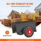 VEVOR Panel Dolly 272 kg Καροτσάκι πόρτας γυψοσανίδας Dolly με πνευματικό τροχό 20,32 cm