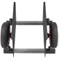 VEVOR Panel Dolly 272 kg Καροτσάκι πόρτας γυψοσανίδας Dolly με πνευματικό τροχό 20,32 cm