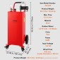 VEVOR 30 Gallon Diesel Caddy, 23,5 L/min, Φορητό δοχείο αποθήκευσης 180W με ηλεκτρικούς τροχούς αντλίας, δοχείο αποθήκευσης μεταφοράς ντίζελ για τροφοδοσία καυσίμου