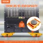 VEVOR Machinery Skate Dolly, 13.200 LBS/6T Industrial Machinery Mover, Heavy Duty Carbon Steel Machinery Moving Skate με 4 τροχούς PU και αντιολισθητικό καπάκι περιστροφής 360° για αποθήκη, εργαστήριο, εργοστάσιο