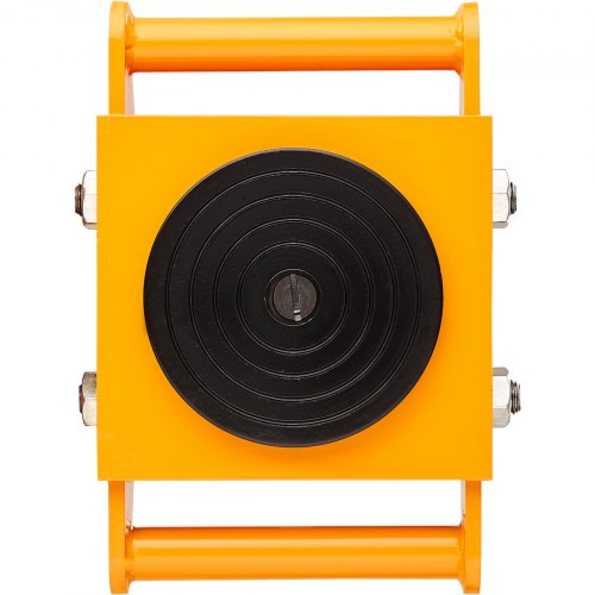 VEVOR 4PCS Machinery Skate Dolly, 17637LBS/8T Industrial Machinery Mover, Heavy Duty Carbon Steel Machinery Moving Skate με 4 τροχούς PU και αντιολισθητικό καπάκι περιστροφής 360° για Warehouse Workshop Factory