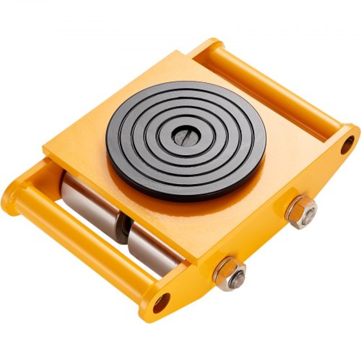 VEVOR 4PCS Machinery Skate Dolly, 11999,8 kg Industrial Machinery Mover, Heavy Duty Carbon Steel Machinery Moving Skate & 4 Carbon Steel Wheels and 360° Rotation Αντιολισθητικό καπάκι για αποθήκη, εργοστάσιο