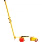 VEVOR Machinery Skate Dolly, 6614 LBS/3T Industrial Machinery Mover with Handle, Carbon Steel Moving Skate με 3 περιστρεφόμενους τροχούς PU 360°, Αντιολισθητικό καπάκι περιστροφής 360° για αποθήκη, εργαστήριο