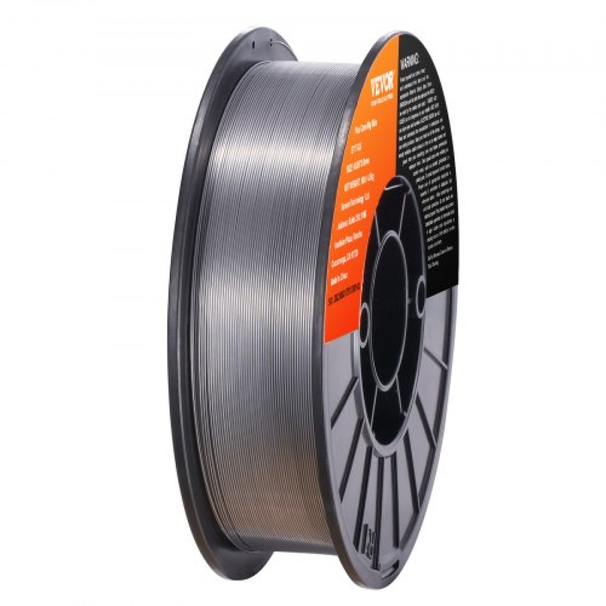 Σύρμα συγκόλλησης VEVOR Flux Core, E71T-GS 0,089 cm 4,5 kg, σύρμα συγκόλλησης MIG από ήπιο χάλυβα χωρίς αέριο με χαμηλή πιτσιλίσματα για συγκόλληση τόξου σε όλες τις θέσεις και χρήση σε εξωτερικούς χώρους