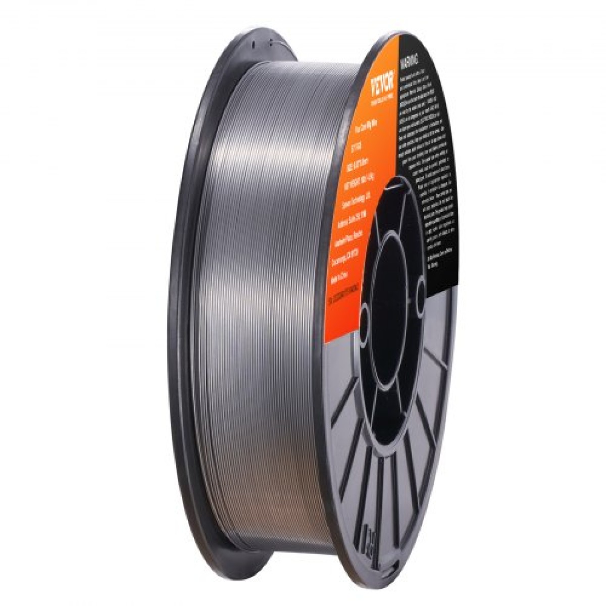 Σύρμα συγκόλλησης VEVOR Flux Core, E71T-GS 0,8mm 4,5kg, Σύρμα συγκόλλησης MIG από ήπιο χάλυβα χωρίς αέριο με χαμηλό πιτσίλισμα για συγκόλληση τόξου σε όλες τις θέσεις και χρήση σε εξωτερικούς χώρους