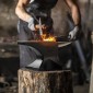 Αμόνι VEVOR Single Horn, 29,9 kg χυτό ατσάλινο αμόνι, Σιδηρουργός στρογγυλού κέρατου υψηλής σκληρότητας, μεγάλος πάγκος και σταθερή βάση, με στρογγυλή και τετράγωνη τρύπα, εργαλείο Metalsmith για κάμψη και διαμόρφωση
