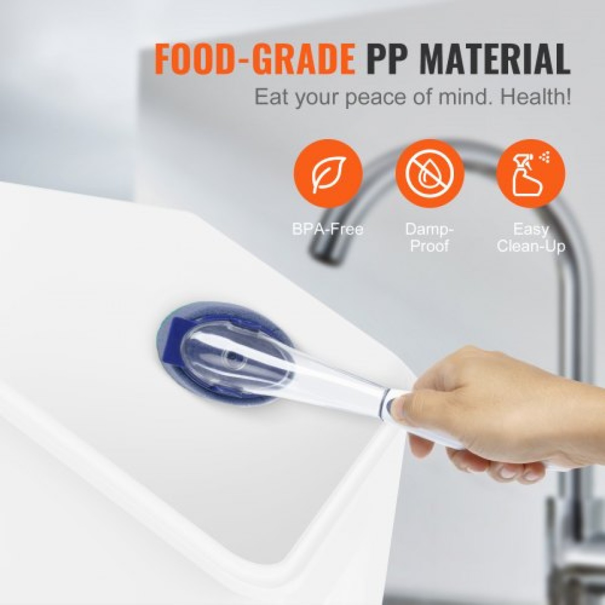 Κάδος αποθήκευσης συστατικών VEVOR, 2 x 15 λίτρων κάδος διανομής με 2 μεζούρες, προσαρτώμενους τροχούς και αεροστεγές καπάκι, 2 τεμάχια/σετ δοχείο αποθήκευσης τροφών για σκύλους, PP Υλικό κουζίνας Κάδος αλεύρου δημητριακών ρυζιού