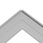 VEVOR Gutter Gutter, πλάτος 152 mm, Φίλτρο αλουμινίου DIY κάλυμμα υδρορροής, 52 ΤΕΜ 528 cm Συνολικό μήκος, διάμετρος οπής 4 mm & 0,5 mm πάχος Raptor Gutter Guards Ταιριάζει σε κάθε στέγη ή τύπο υδρορροής