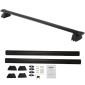 Σταυροί ράβδοι οροφής VEVOR, συμβατοί με Jeep Grand Cherokee 2011-2021 με αυλακωμένες πλαϊνές ράγες, χωρητικότητα 90,72 kg, εγκάρσιες ράβδοι αλουμινίου με κλειδαριές, για ποδήλατο καγιάκ αποσκευών φορτίου στον τελευταίο όροφο