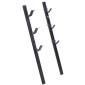 Βάση κοπής VEVOR, 3 Θέσεις Weeder Trimmer Rack, Locking Trim Holder Landscape Rack Carrier Mount on Open Pickup/Trailer Enclosed Trailers, Pair