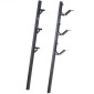 Βάση κοπής VEVOR, 3 Θέσεις Weeder Trimmer Rack, Locking Trim Holder Landscape Rack Carrier Mount on Open Pickup/Trailer Enclosed Trailers, Pair