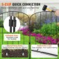 Φράχτη κήπου VEVOR, φράχτη χωρίς σκάψιμο 61 cm (Υ) x 33 cm (L) Φράχτη από ζώα, υπόγεια διακοσμητική περίφραξη κήπου με διάκενο 5,1 cm, μεταλλικός φράχτης σκύλου για την αυλή και το εξωτερικό αίθριο, 10 πακέτο
