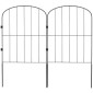 Φράχτη κήπου VEVOR, φράχτη χωρίς σκάψιμο 61 cm (Υ) x 33 cm (L) Φράχτη από ζώα, υπόγεια διακοσμητική περίφραξη κήπου με διάκενο 5,1 cm, μεταλλικός φράχτης σκύλου για την αυλή και την εξωτερική βεράντα, 28 πακέτο