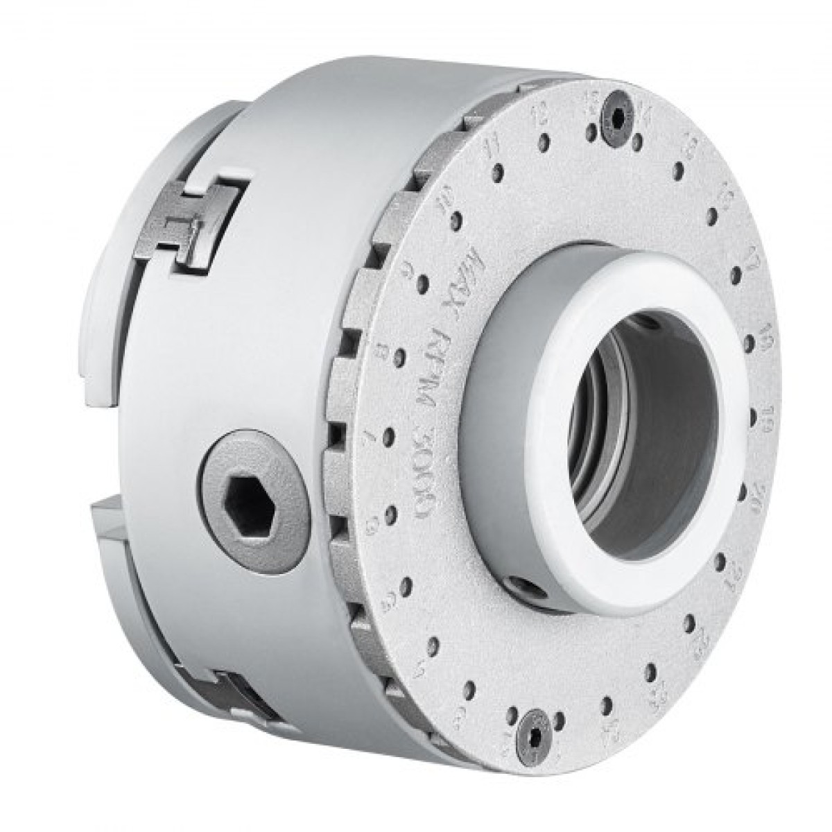 VEVOR KP96 Τσοκ τόρνου, 4-σιαγόνι 9,5 cm διάμετρος, Αξεσουάρ μεταλλικού τόρνου τσοκ τόρνου, Εργαλείο αυτοκεντρισμού, για τόρνους, μηχανική κατεργασία ακριβείας, μηχανές λείανσης, φρέζες