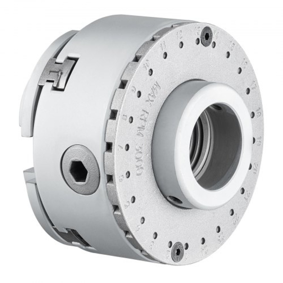 VEVOR KP965 Τσοκ τόρνου, 4-σιαγώνων διαμέτρου 9,5 cm, Αξεσουάρ τόρνου τσοκ μεταλλικού τόρνου με 5 σετ σιαγόνων, αυτοκεντρικό εργαλείο, για μηχανική κατεργασία ακριβείας, μηχανές λείανσης, φρέζες