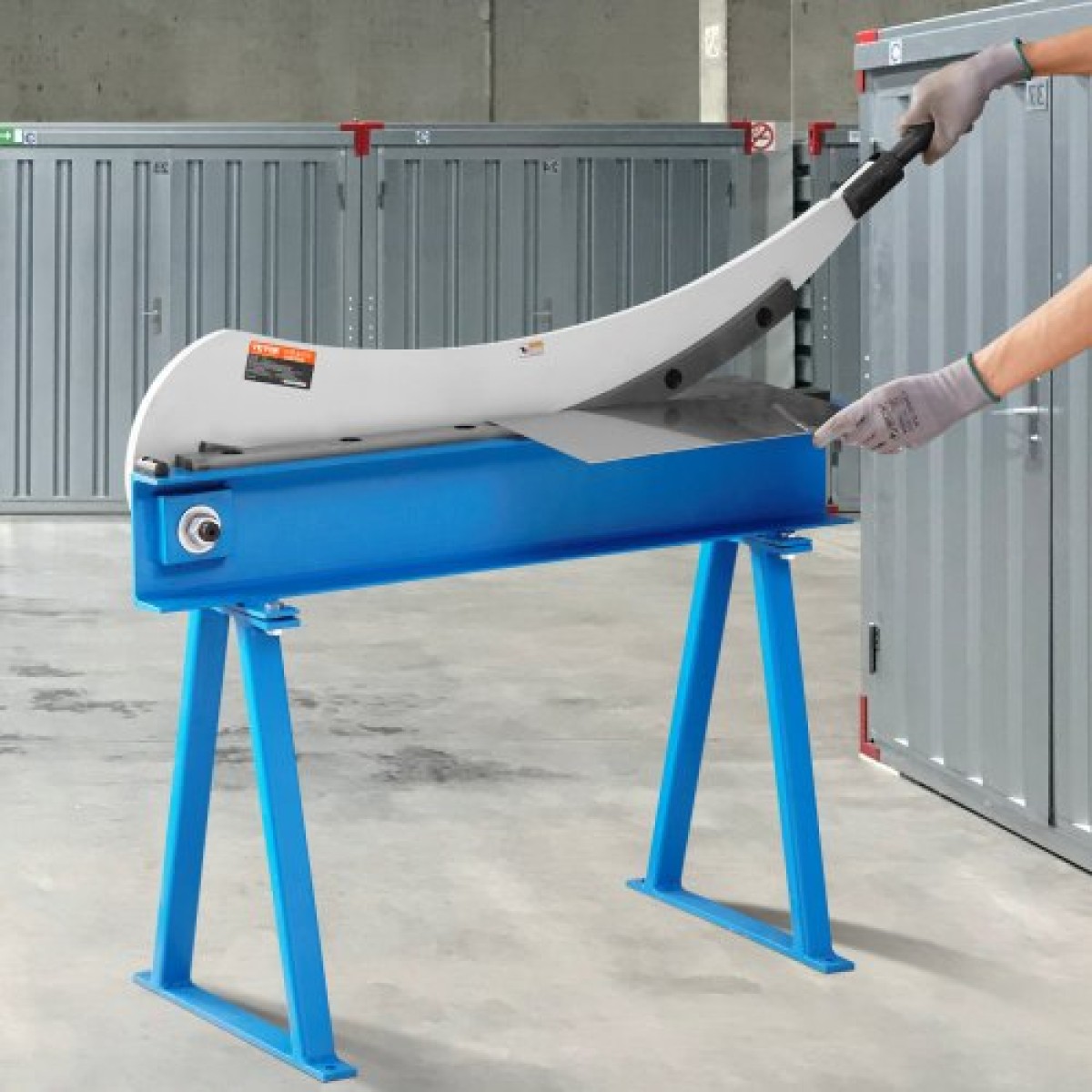 VEVOR 800mm Χειροκίνητο Ψαλιδάκι Πλάκας για Επεξεργασία Μεταλλικών Φύλλων, Κόφτης Πάγκου με Υλικό Q235, για Χειροτεχνία Χοντρό Χάλυβα, Μηχανή Τύπου Ρολών Βαρέων Καθηκόντων για Κατασκευαστές, λάτρεις του DIY