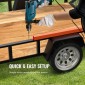 VEVOR TrailTailgate er Lift Assist, Μέγιστη χωρητικότητα φόρτωσης 180 λίβρες, Συμβατό με Open Utility πίσω πόρτα και ράμπα ρυμουλκούμενου, με πλευρική ράγα ύψους 10 έως 24 ίντσες και πίσω πύλη ή ράμπα ύψους 4 έως 6 πόδια