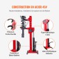 Συμπιεστής ελατηρίου VEVOR Strut, 4,5 Ton/4499,6 kg Χωρητικότητα υδραυλικού γρύλου, Ονομαστική δύναμη συμπίεσης 1 τόνου, Εργαλείο συμπιεστή σπειροειδούς ελατηρίου γόνατου γόνατου Auto, Συμπιεστής υδραυλικού ελατηρίου για αφαίρεση ελατηρίου γόνατου