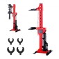 Συμπιεστής ελατηρίου VEVOR Strut, 4,5 Ton/4499,6 kg Χωρητικότητα υδραυλικού γρύλου, Ονομαστική δύναμη συμπίεσης 1 τόνου, Εργαλείο συμπιεστή σπειροειδούς ελατηρίου γόνατου γόνατου Auto, Συμπιεστής υδραυλικού ελατηρίου για αφαίρεση ελατηρίου γόνατου
