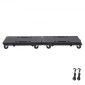 VEVOR Furniture Dolly, Χωρητικότητα 226,8 kg Κάθε Μέτρηση, Μετακίνηση επίπλων με ρόδες, Φορητοί κύλινδροι κίνησης 4 τροχών βαρέως τύπου, Μικρό επίπεδο καρότσι κουκλών με μανδάλωση για βαριά έπιπλα, 2 πακέτο, μαύρο