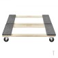 VEVOR Furniture Dolly, 1000 lbs Κάθε χωρητικότητα φόρτωσης, 2 πακέτα, 18" x 30", 8 x 3" PP περιστρεφόμενοι τροχοί, βαρέως τύπου έπιπλα σκληρού ξύλου Moving Dolly, Mover's Dolly, Κινητό καρότσι με ρόδες για βαριά έπιπλα
