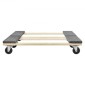 VEVOR Furniture Dolly, 1000 lbs Κάθε χωρητικότητα φόρτωσης, 2 πακέτα, 18" x 30", 8 x 3" PP περιστρεφόμενοι τροχοί, βαρέως τύπου έπιπλα σκληρού ξύλου Moving Dolly, Mover's Dolly, Κινητό καρότσι με ρόδες για βαριά έπιπλα