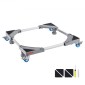 Μίνι βάση ψυγείου VEVOR, φορτίο 181,4 kg, 4 δυνατά πόδια, 4 περιστρεφόμενοι τροχοί κλειδώματος, βάθρο πλυντηρίου και στεγνωτηρίου, ρυθμιζόμενη βάση πολλαπλών λειτουργιών για πλυντήριο ρούχων και ψυγείο, κινητή βάση γενικής χρήσης