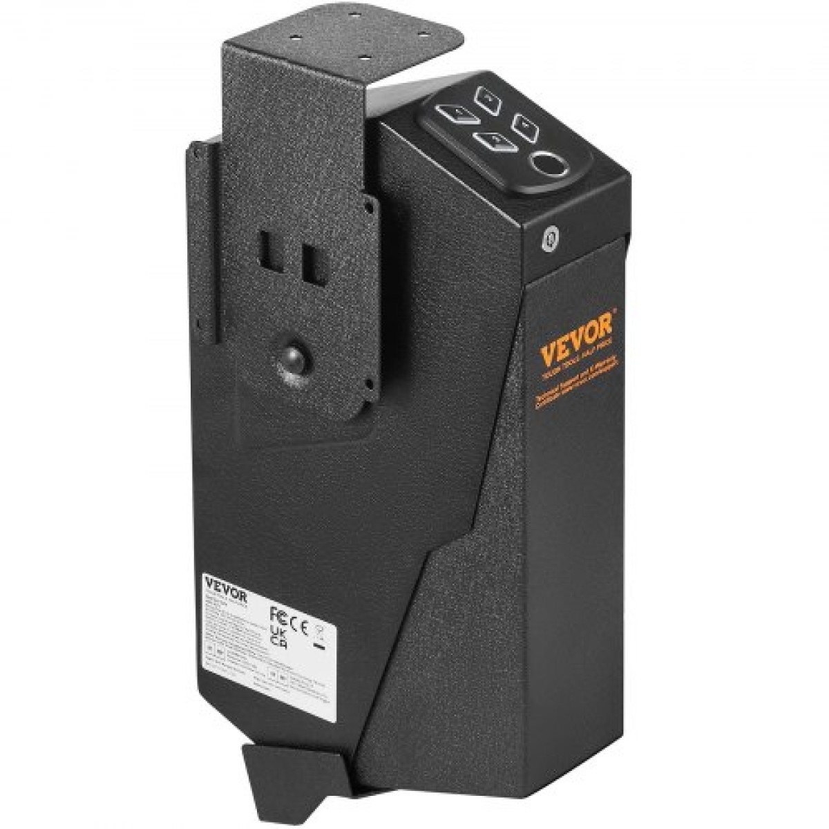 VEVOR Mounted Gun Safe for Pistols Biometric Gun Safe 3 τρόποι πρόσβασης για 1 πιστόλι