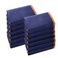 Κουβέρτες VEVOR Moving, 203,2 x 182,9 cm, 15,9 kg/dz Βάρος, 12 συσκευασίες, Επαγγελματική κουβέρτα συσκευασίας από μη υφασμένο & ανακυκλωμένο βαμβάκι, βαρέως τύπου μαξιλαράκια για προστασία επίπλων, δαπέδων, οικιακών συσκευών, μπλε/πορτοκαλί