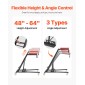 VEVOR Automotive Top Creeper, Engine Creeper 42,5"-64,8", 400 LBS Capacity High Top Creeper, 4 περιστρεφόμενοι τροχοί τροχού, επενδεδυμένο κατάστρωμα, αναρριχητικό φυτό για γκαράζ στο σπίτι, Συντήρηση επισκευής συνεργείου