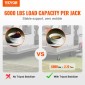 VEVOR RV Stabilizer Jacks, 4 Pack Aluminium RV Leveling Jacks, RV Stack Jacks for RV Travel Trailer Camper, Single Screw Jack Support έως 2721,6 kg, Ρυθμιζόμενο από 27,9 έως 43,2 cm