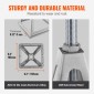 VEVOR RV Stabilizer Jacks, 4 Pack Aluminium RV Leveling Jacks, RV Stack Jacks for RV Travel Trailer Camper, Single Screw Jack Support έως 2721,6 kg, Ρυθμιζόμενο από 27,9 έως 43,2 cm